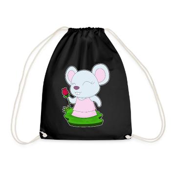 Mouse Rose - Sac de sport léger - noir - Devant
