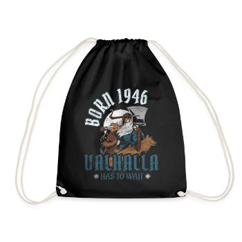Les fils d’Odin sont nés en 1946 Viking 78e anniversaire - Sac de sport léger - noir - Devant