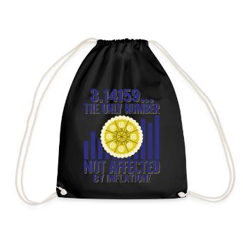 Chemise Pi Day, 3.14159...Le seul numéro qui ne l’est pas - Sac de sport léger - noir - Devant