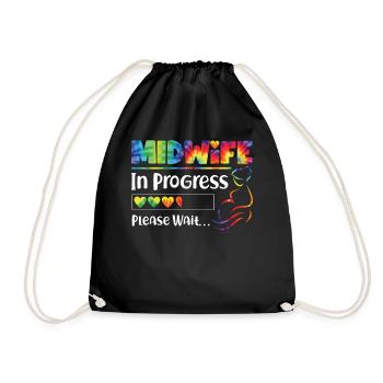 Infirmière Sage-femme Accoucheuse Étudiante - Sac de sport léger - noir - Devant