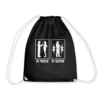 Electrical Engineer My Problem My Pictogram Mom - Turnbeutel - Schwarz - Vorne