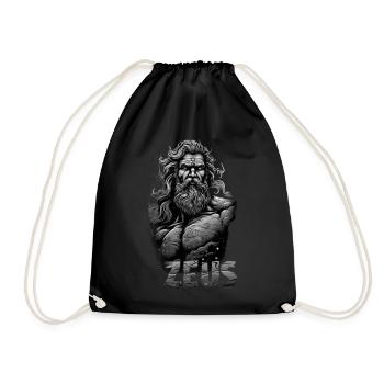 Greek God Zeus Epic Ancient Greece Mythology - Turnbeutel - Schwarz - Vorne