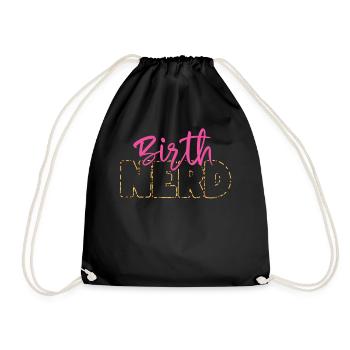 LD Labour And Delivery Nurse - Drawstring Bag - black - Front