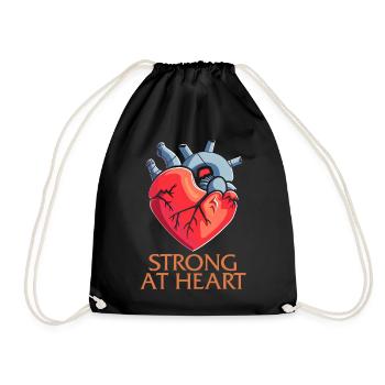 Chemise de sensibilisation CHD, Strong At Heart Pumping Iron - Sac de sport léger - noir - Devant