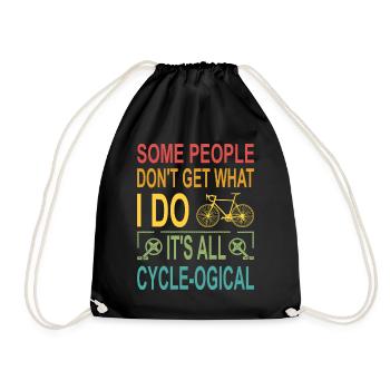 Certaines personnes ne comprennent pas ce que je fais. C’est tout - Sac de sport léger - noir - Devant