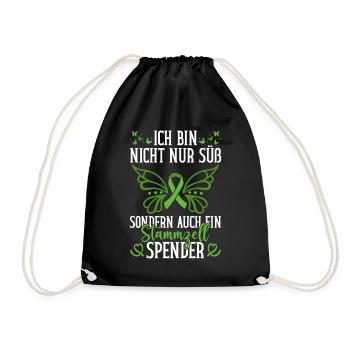 Stem Cells Stem Cell Therapy Stem Cell Donation - Drawstring Bag - black - Front