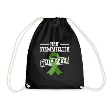 Stem Cells Stem Cell Therapy Stem Cell Donation - Drawstring Bag - black - Front