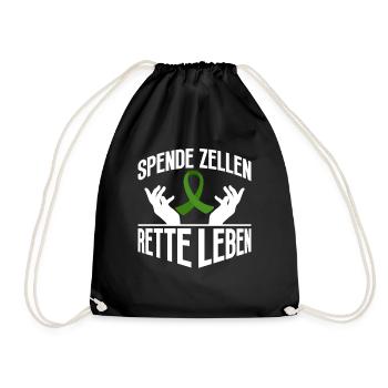 Stem Cells Stem Cell Therapy Stem Cell Donation - Drawstring Bag - black - Front