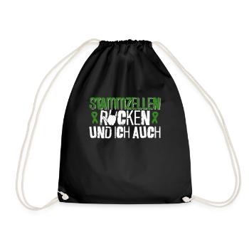 Stem Cells Stem Cell Therapy Stem Cell Donation - Drawstring Bag - black - Front