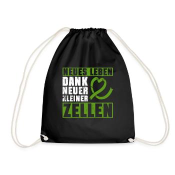 Stem Cells Stem Cell Therapy Stem Cell Donation - Drawstring Bag - black - Front