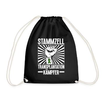 Stem Cells Stem Cell Therapy Stem Cell Donation - Drawstring Bag - black - Front