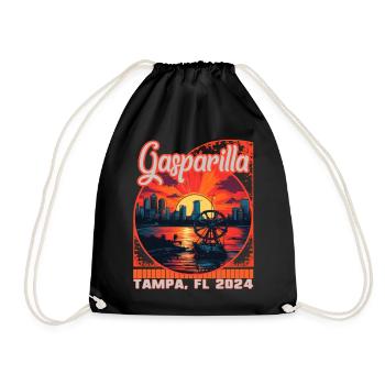 Gasparilla 2024 Roue Soleil Tampa FL - Sac de sport léger - noir - Devant