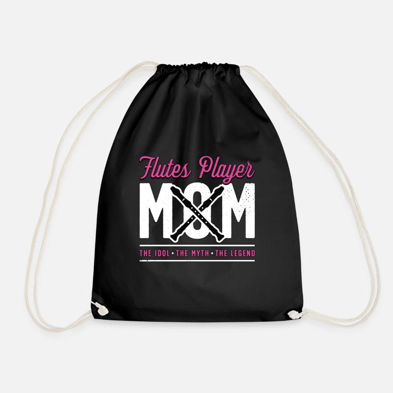 Flutes Player Mom The Idol The Myth Marching Band - Turnbeutel - Schwarz