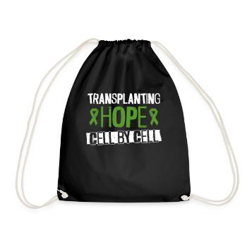 Stem Cell Transplant Stem Cell Donor Stem Cell - Drawstring Bag - black - Front