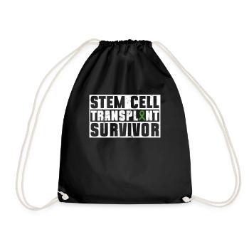 Stem Cell Transplant Stem Cell Donor Stem Cell - Drawstring Bag - black - Front