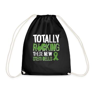 Stem Cell Transplant Stem Cell Donor Stem Cell - Drawstring Bag - black - Front
