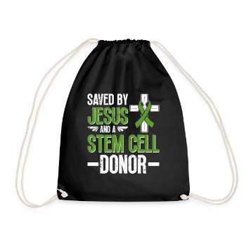 Stem Cell Transplant Stem Cell Donor Stem Cell - Drawstring Bag - black - Front