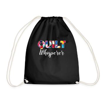 Sewciopath, Quilting sewing - Turnbeutel - Schwarz - Vorne