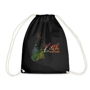 LD Labour And Delivery Nurse - Drawstring Bag - black - Front