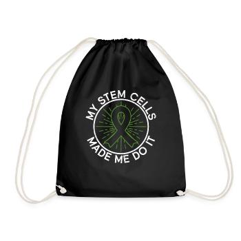 Stem Cell Transplant Stem Cell Donor Stem Cell - Drawstring Bag - black - Front