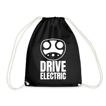 Drive Electric Supercharge - Fans de voitures électriques - Sac de sport léger - noir - Devant