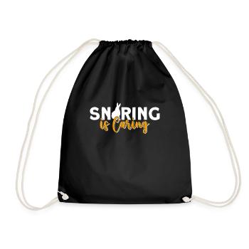 Animal Wire Snare - Drawstring Bag - black - Front
