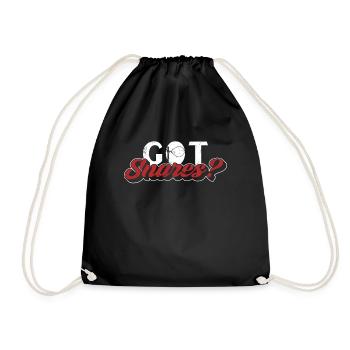 Animal Wire Snare - Drawstring Bag - black - Front