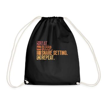 Piège à animaux Piège à collet métallique - Sac de sport léger - noir - Devant