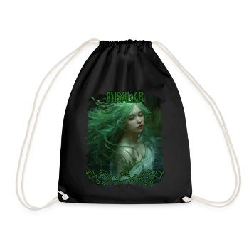 Rusalka Slavic Myhology Folklore Creature - Drawstring Bag - black - Front