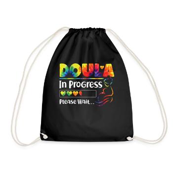 Doula Travailleuse à la naissance Doula étudiante - Sac de sport léger - noir - Devant
