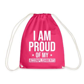 Citations inspirantes d’affirmations positives - Sac de sport léger - fuchsia - Devant