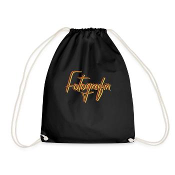 Appareil photo l’obtention du diplôme cadeau photographe - Sac de sport léger - noir - Devant