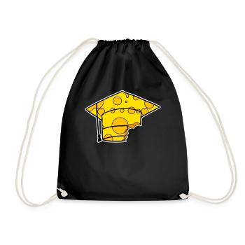 Diplôme d’études Casquette de fin d’études - Sac de sport léger - noir - Devant