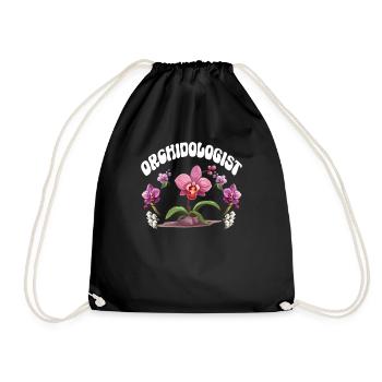 Orchid Whisperer Planzen Freund Orchideen - Turnbeutel - Schwarz - Vorne