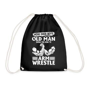 Bras de fer - Laissez ce vieil homme vous montrer comment Ar - Sac de sport léger - noir - Devant