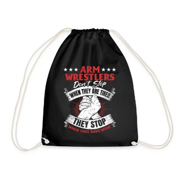 Bras De Fer De Bras De Fer Dire Bras De Fer - Sac de sport léger - noir - Devant