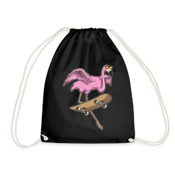 Flamingo Skater Skateboard Sport - Sac de sport léger - noir - Devant