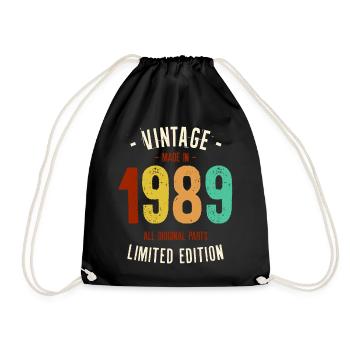 Millésime 1989 Edition Limitée - Sac de sport léger - noir - Devant