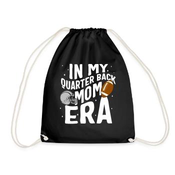 Maillot de football, dans mon quart de dos maman ère Tee, - Sac de sport léger - noir - Devant