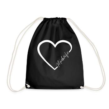 Infirmière Sage-Femme Accoucheuse Coeur - Sac de sport léger - noir - Devant