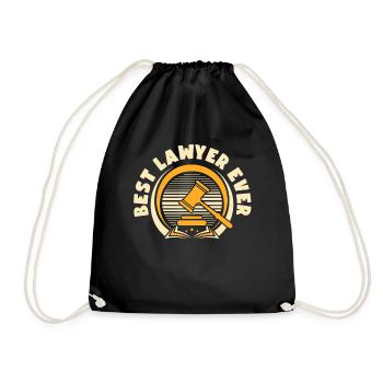 Best Lawyer Ever Legal Counsel Attorney General - Drawstring Bag - black - Front