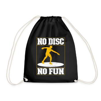 Lancer du disque Lancer du disque - Sac de sport léger - noir - Devant
