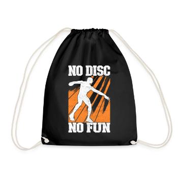 Lancer du disque Lancer du disque - Sac de sport léger - noir - Devant
