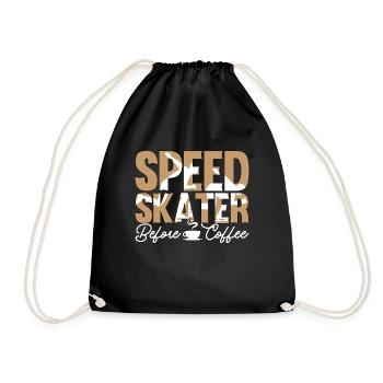 Patineur de vitesse avant le café Amateur de café - Sac de sport léger - noir - Devant