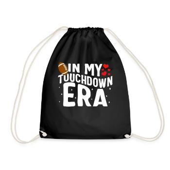 Football-Trikot, In meiner Touchdown-Ära T-Shirt, Spieltag - Turnbeutel - Schwarz - Vorne