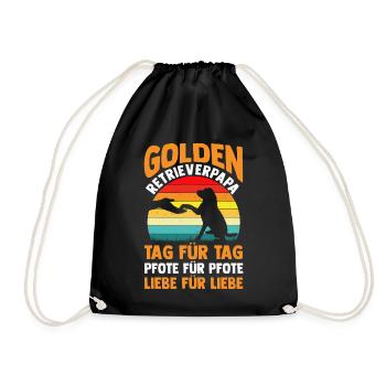 Dog Daddy Master Dog Golden Retriever - Sac de sport léger - noir - Devant