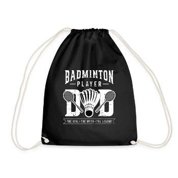 Joueur de badminton Papa L’idole L’entraîneur de badminton - Sac de sport léger - noir - Devant