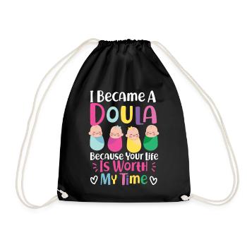Doula accoucheuse Je suis devenue une - Sac de sport léger - noir - Devant