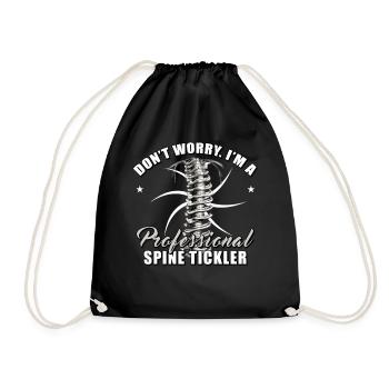 Bone Therapy Chiropractor Massager Chiropractic - Turnbeutel - Schwarz - Vorne