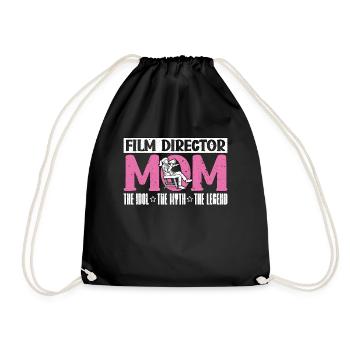 Film Director Mom The Idol The Myth The Filmmaker - Turnbeutel - Schwarz - Vorne